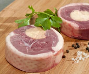Tournedos de canard cru au Foie gras de canard 2 x 150g